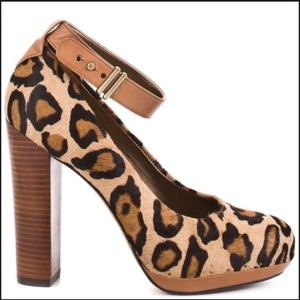 Sam Edelman Lyla Platform Pump Nude Leopard